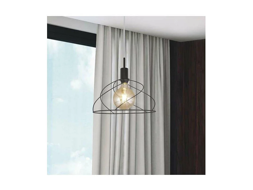 Colgante modelo Farrel acabado negro 25 cm(alto) 35 cm(ancho) 35 cm (fondo)