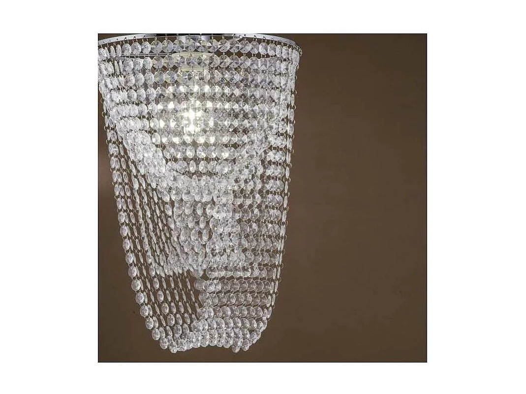 Colgante modelo Nico acabado cromo 45 cm(alto) 27 cm(ancho)27 cm(fondo