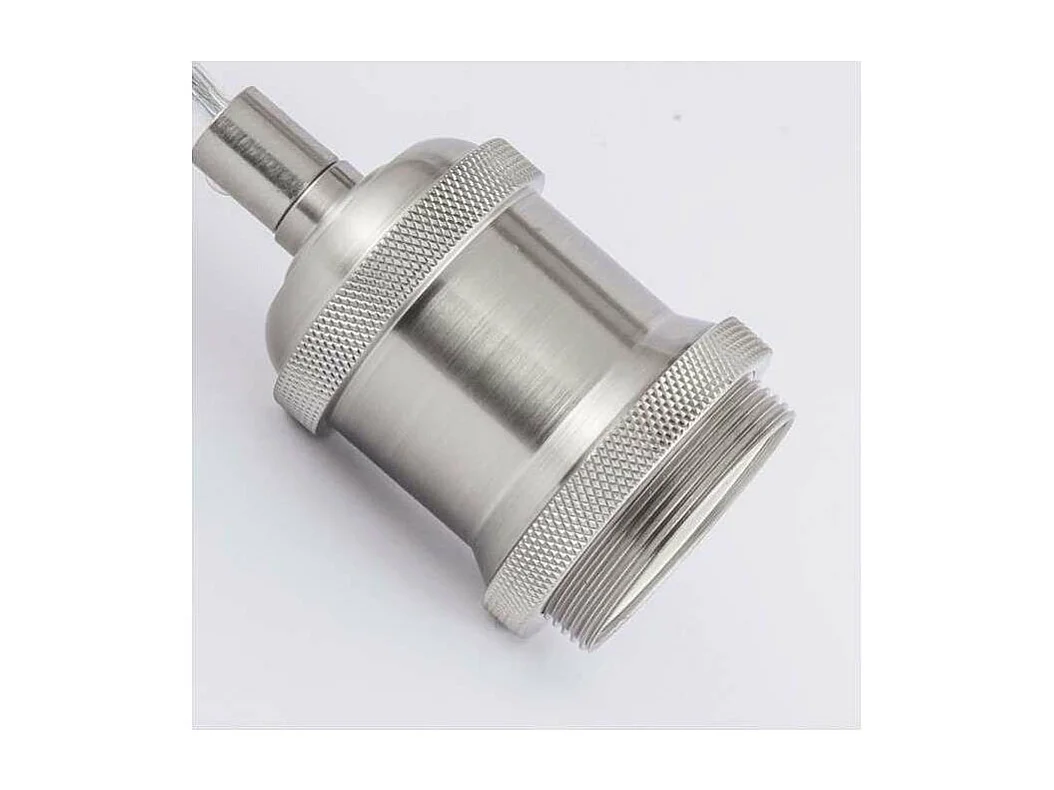 Colgante modelo Eduardo acabado niquel satinado 14 cm(alto) 10 cm(ancho)10 cm(fondo