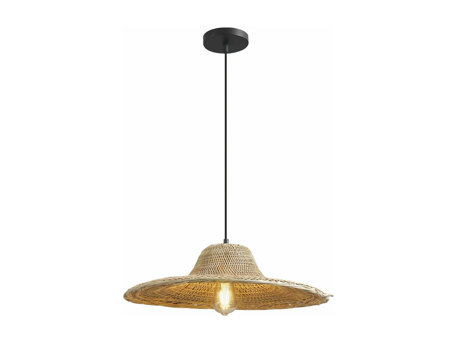 Colgante modelo Bruno acabado natural 25 cm(alto)53 cm(ancho)53 cm(largo)