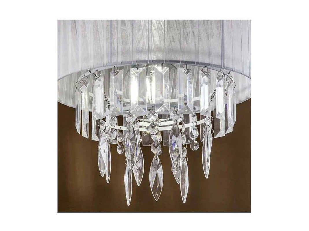 Lámpara colgante Carlos acabado acrilico 35 cm(alto) 30 cm(ancho)30 cm(fondo