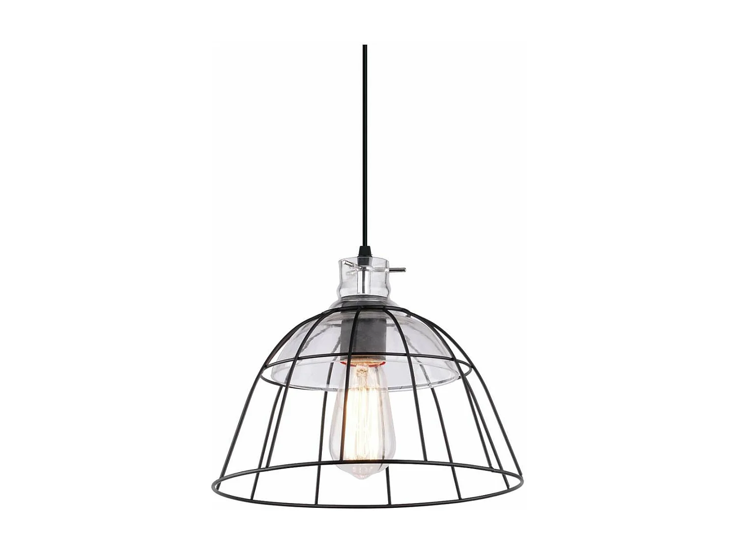 Colgante modelo Mondego acabado negro 20cm(alto)30 cm(ancho)30 cm(largo)