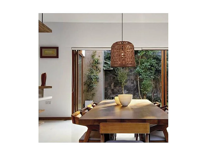 Colgante modelo Theodor acabado madera 27 cm(alto)29 cm(ancho)29 cm(largo)