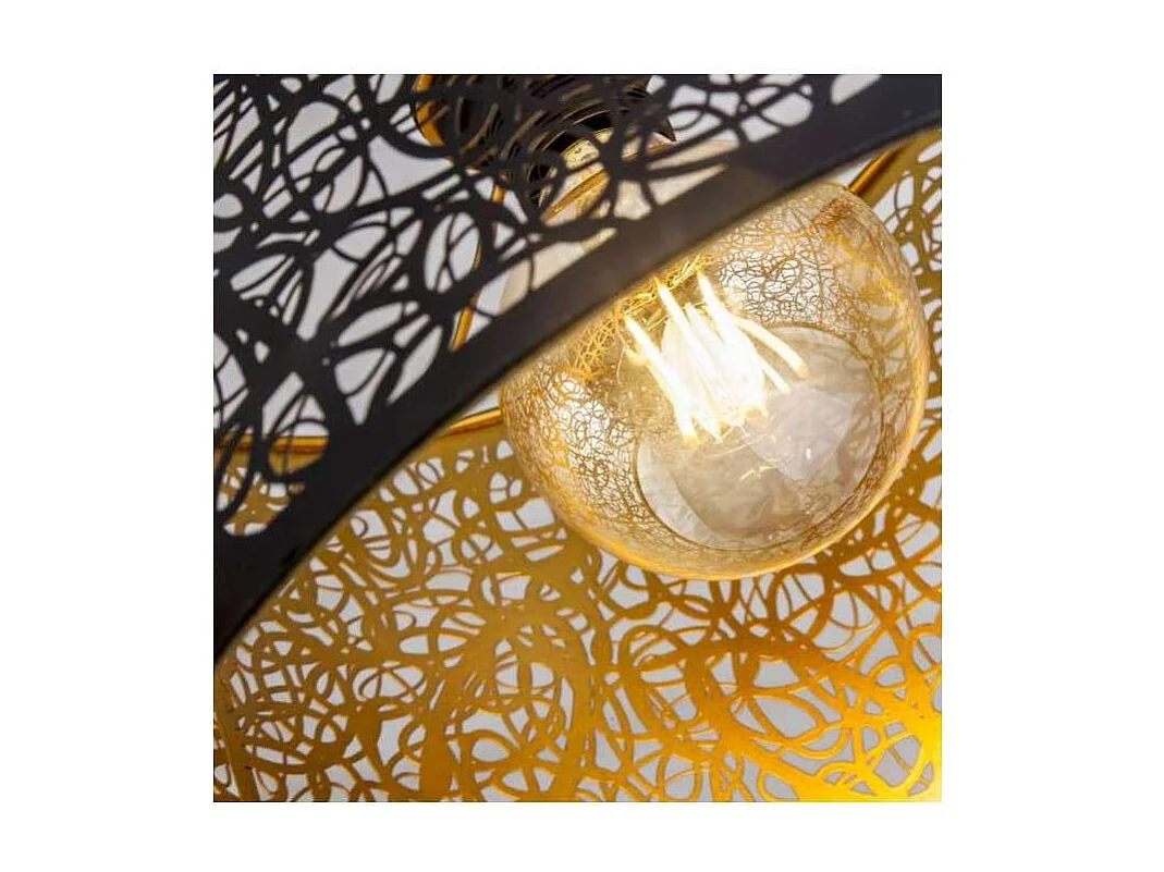 Colgante modelo Gael acabado negro/oro 37 cm(alto) 35cm(ancho) 35cm(fondo)