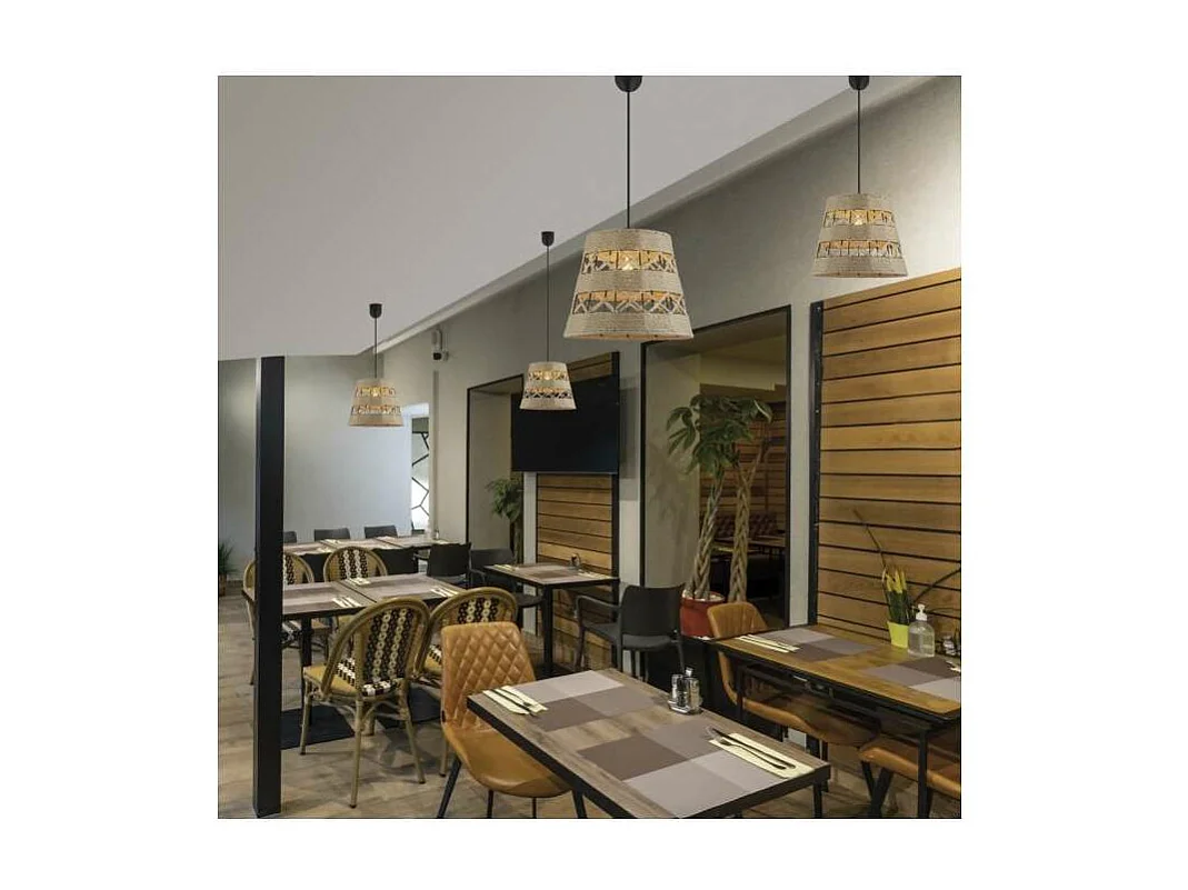 Colgante modelo Rowan acabado cuerda, 38cm(alto) 29cm(ancho) 29cm(fondo.