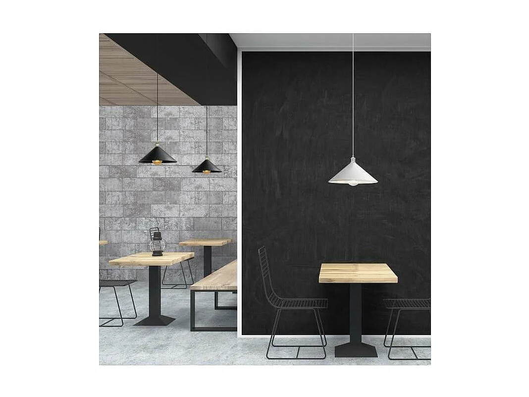 Colgante modelo Cortez acabado blanco, 24cm(alto) 35cm(ancho) 35cm(fondo)