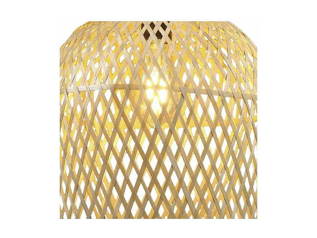 Colgante modelo Florian acabado rattan 47cm(alto) 29.5 cm(ancho) 29.5 cm(fondo.