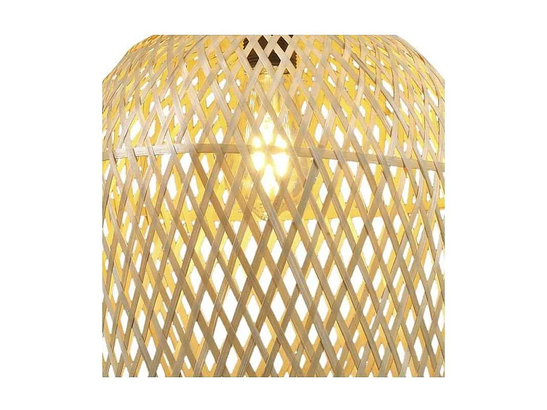 Colgante modelo Florian acabado rattan 47cm(alto) 29.5 cm(ancho) 29.5 cm(fondo.