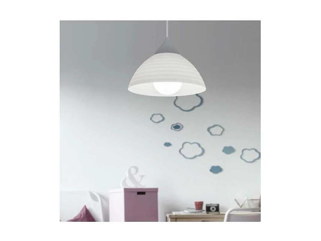 Colgante acabado gris modelo Milo 33/100 cm(alto) 25 cm(ancho)25 cm(fondo