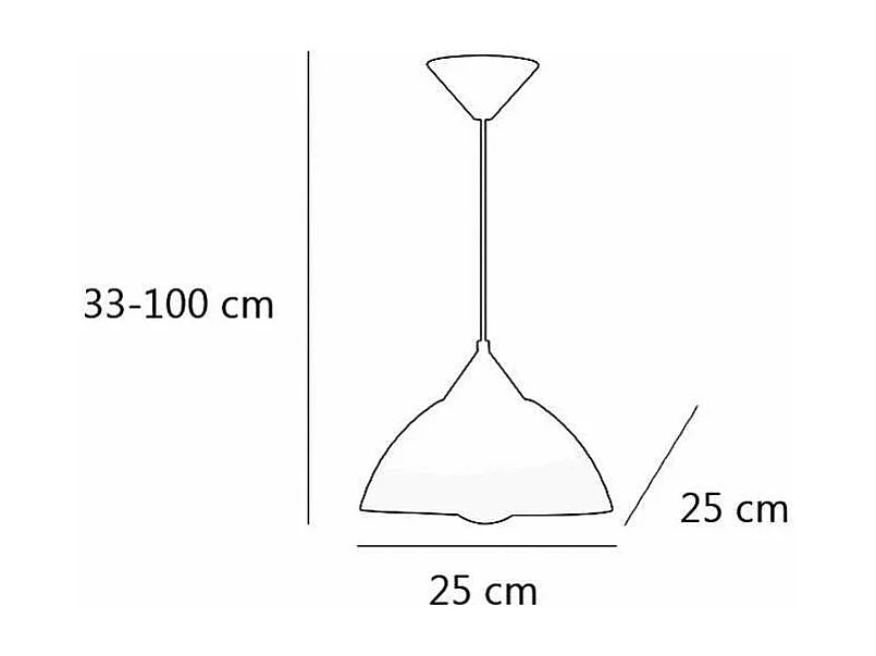 Colgante acabado gris modelo Milo 33/100 cm(alto) 25 cm(ancho)25 cm(fondo