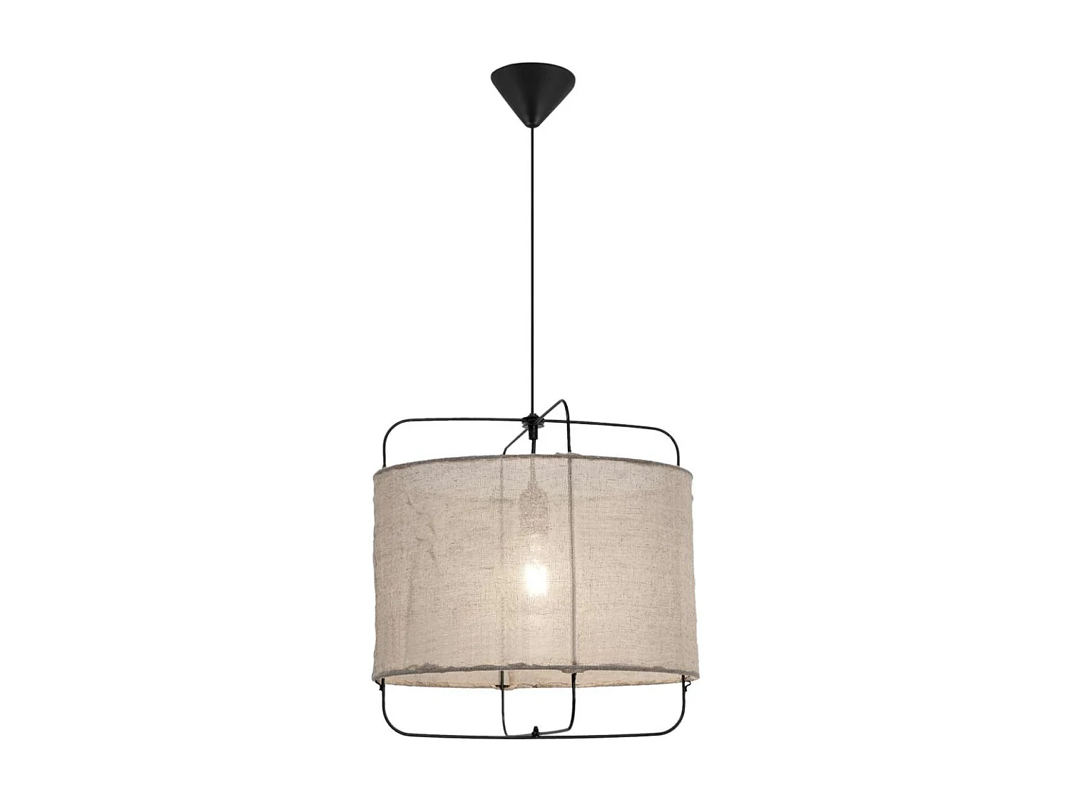 Colgante modelo Wilson acabado negro 50 cm(alto)42 cm(ancho)42 cm(largo)