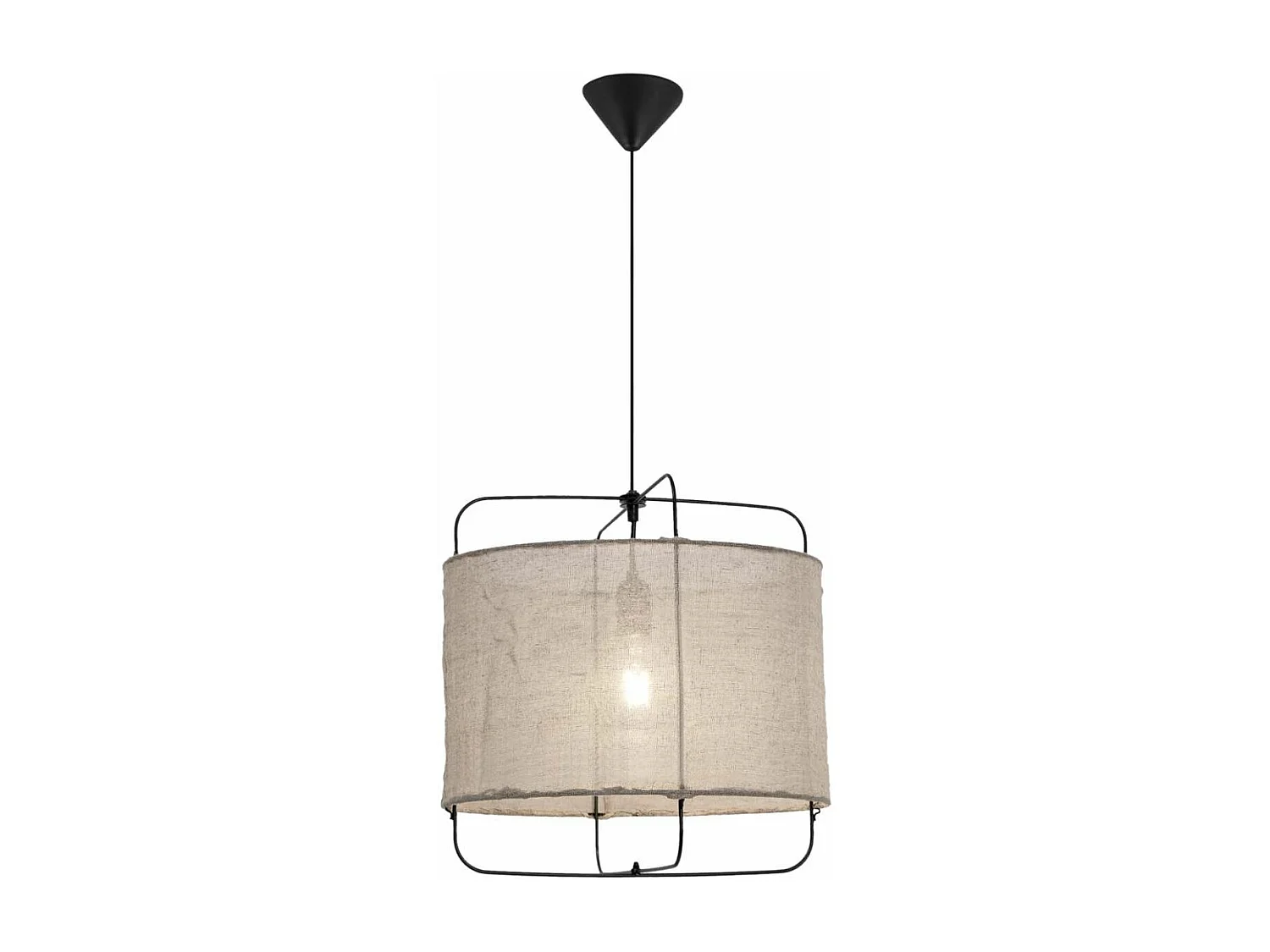 Colgante modelo Wilson acabado negro 50 cm(alto)42 cm(ancho)42 cm(largo)