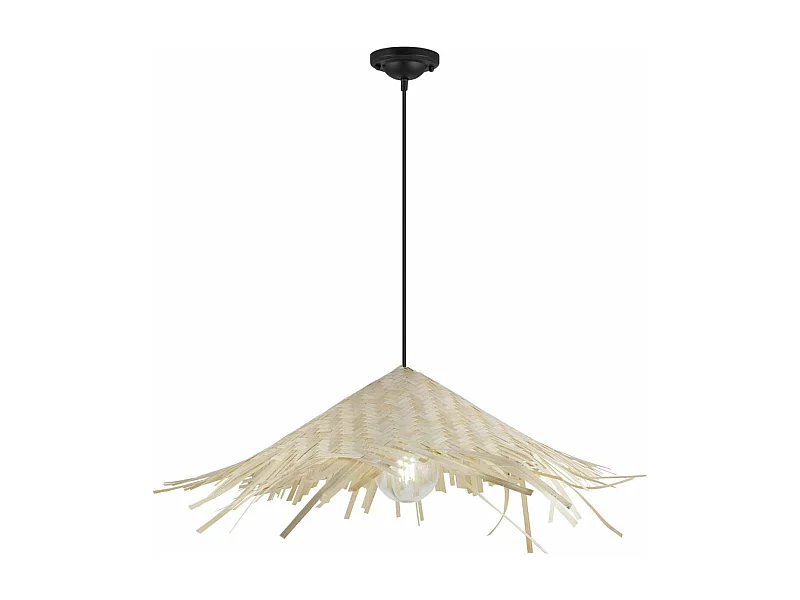 Colgante modelo Hans acabado bambú 20 cm(alto) 70 cm(ancho)70 cm(fondo7