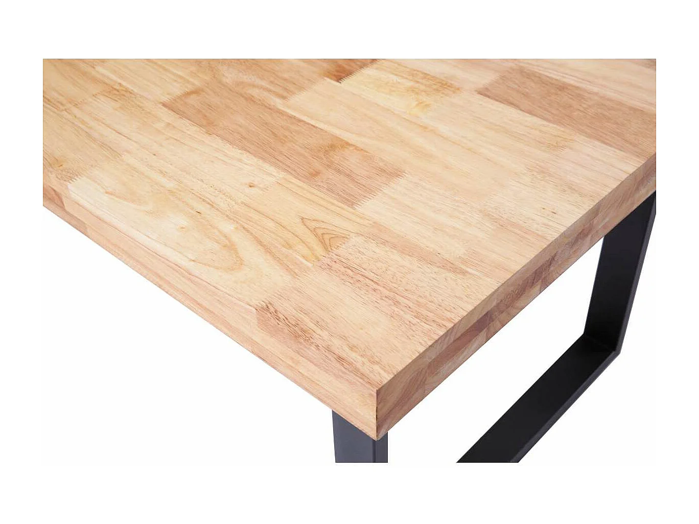 Mesa centro Natural para salón roble nordish-negro 43,5 cm(alto)120 cm(ancho)60 cm(fondo)
