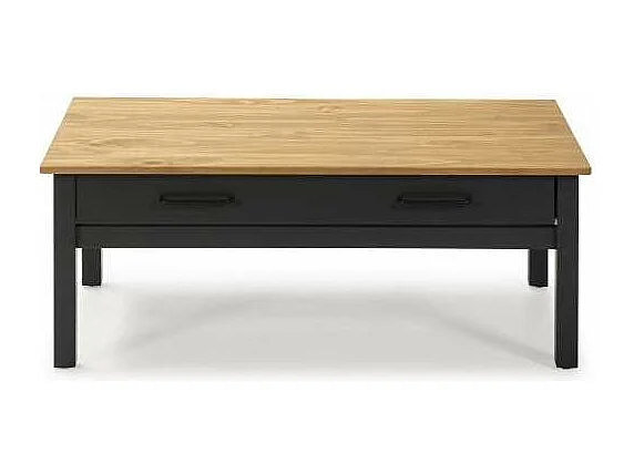 Mesa de centro Mariana acabado azul 40 cm(alto) 100 cm(ancho) 55 cm(largo)