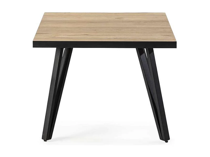 Mesa de centro Mateo acabado natural, 45cm(alto) 60cm(ancho) 60cm(fondo)