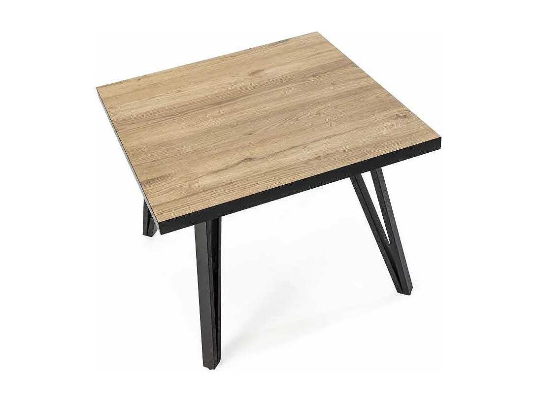 Mesa de centro Mateo acabado natural, 45cm(alto) 60cm(ancho) 60cm(fondo)