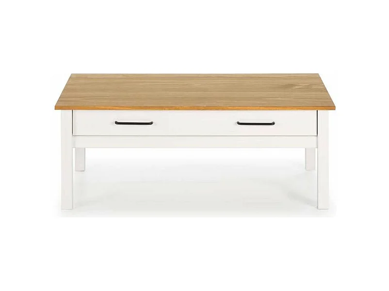 Mesa de centro Mariana acabado blanco 40 cm(alto) 100 cm(ancho) 55 cm(largo)