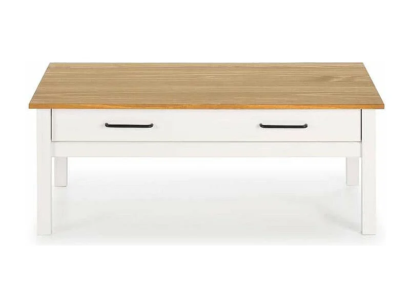 Mesa de centro Mariana acabado blanco 40 cm(alto) 100 cm(ancho) 55 cm(largo)