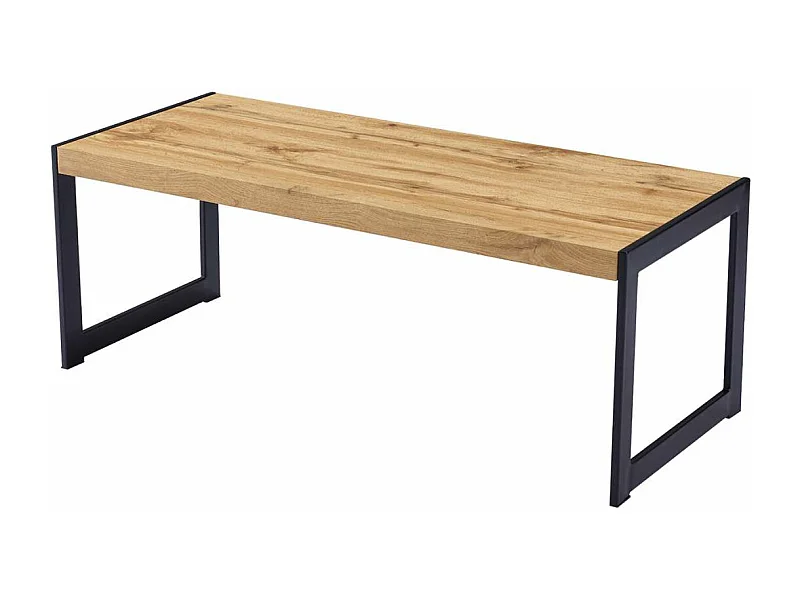 Mesa de centro Ribadesella acabado negro 50 cm (alto) 120 (ancho) 50 cm (fondo)