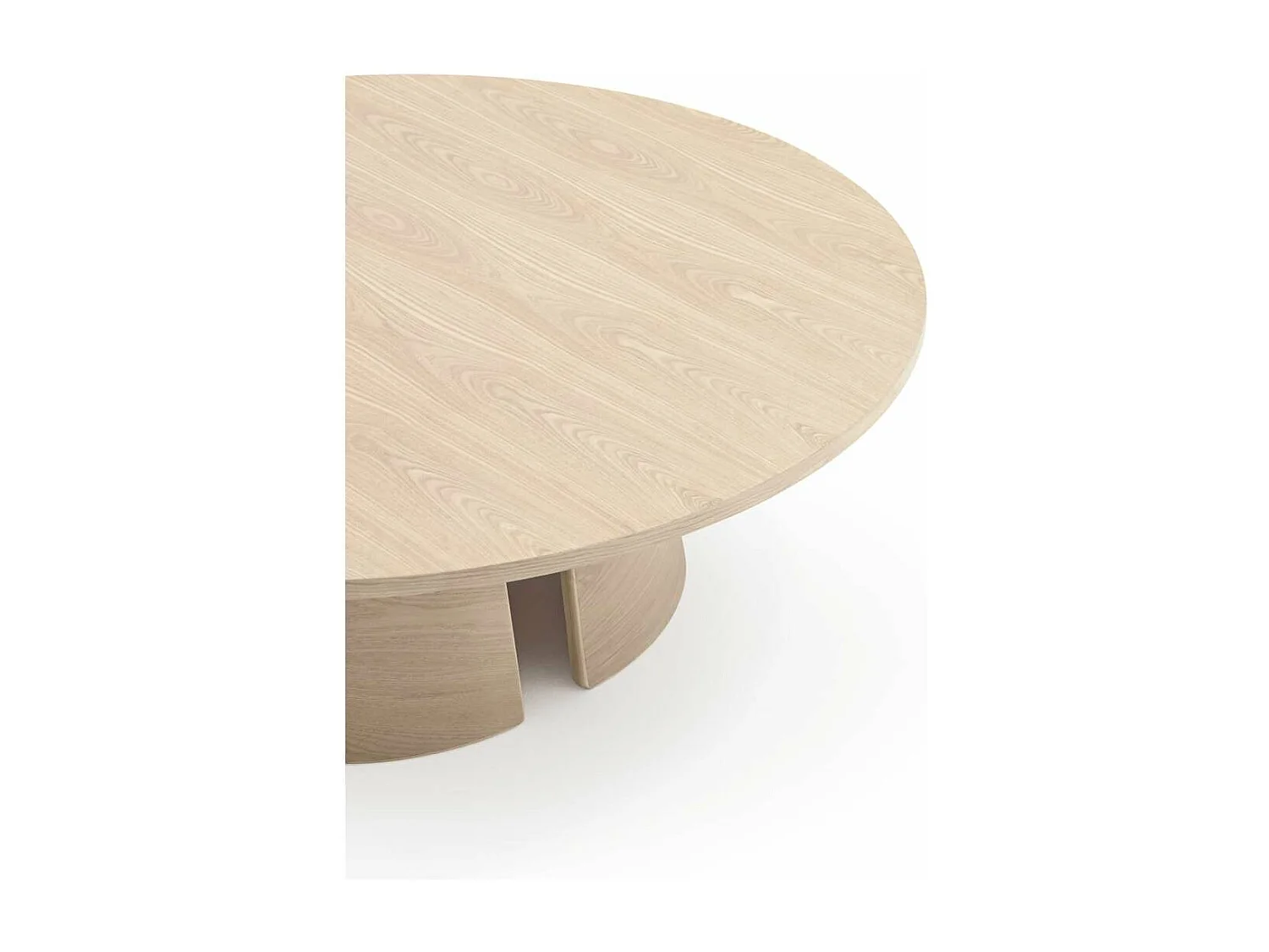 Mesa de centro modelo Cep acabado natural claro, 110cm(ancho) 36.5cm(alto) 110cm (largo)