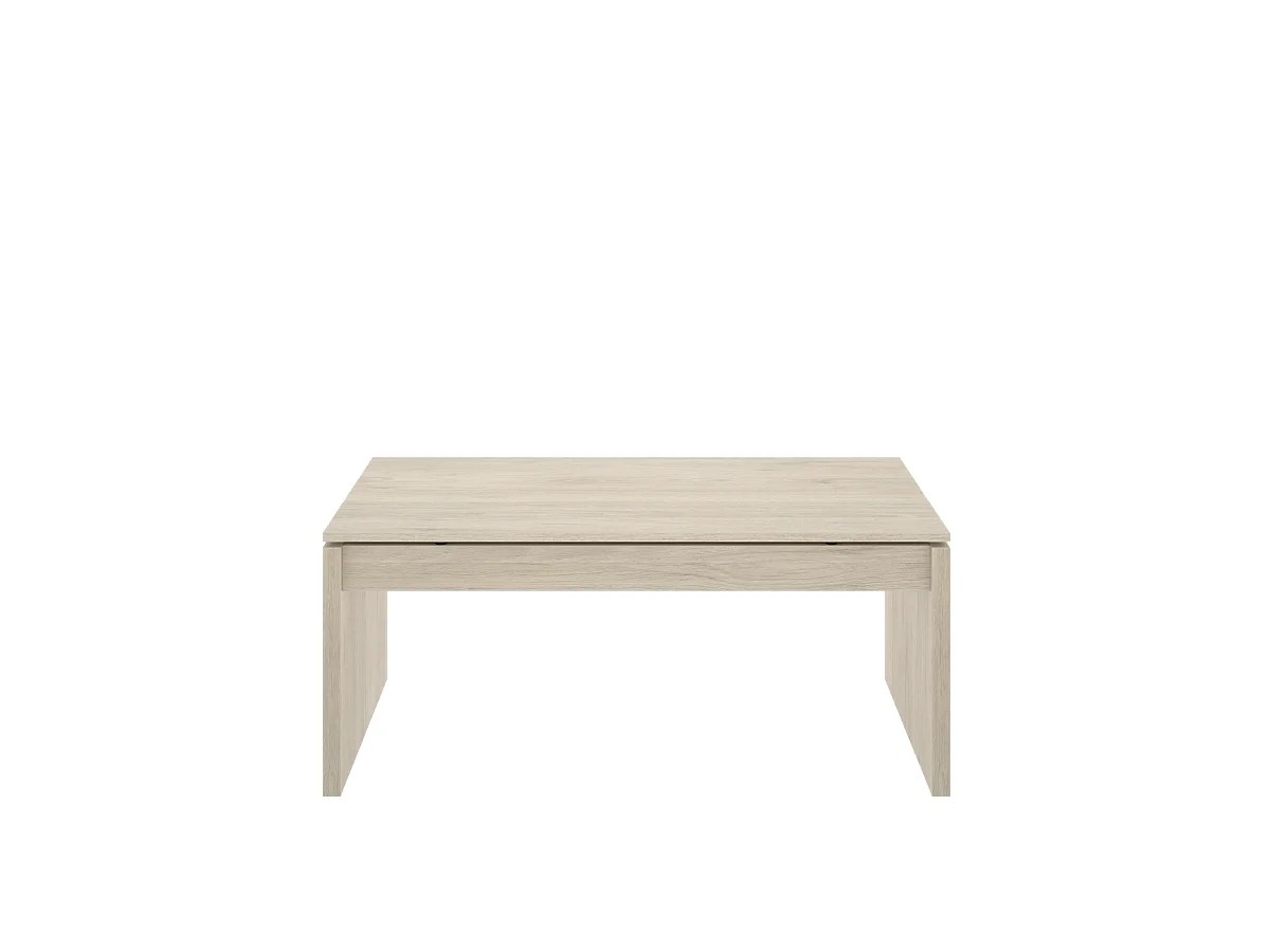 Mesa de centro elevable Carboneros en color natural 43 cm(alto)102 cm(ancho)50 cm(largo)