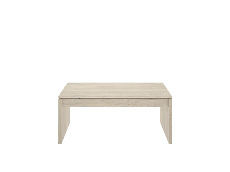 Mesa de centro elevable Carboneros en color natural 43 cm(alto)102 cm(ancho)50 cm(largo)