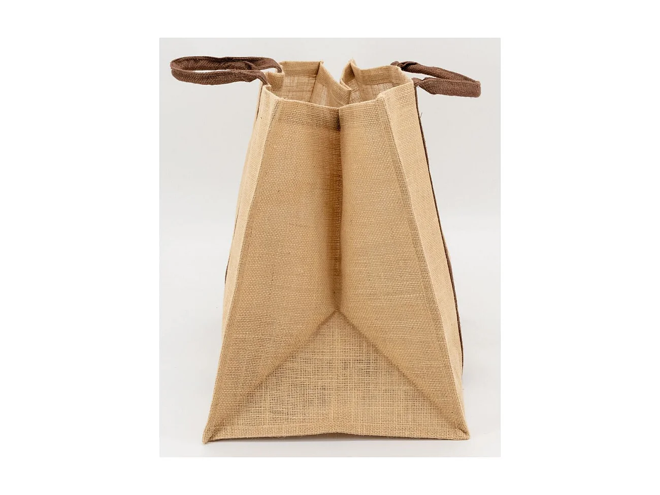 Sac à bûches en jute