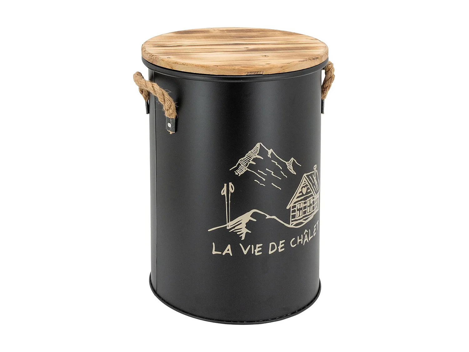 Tabouret et seau à pellets