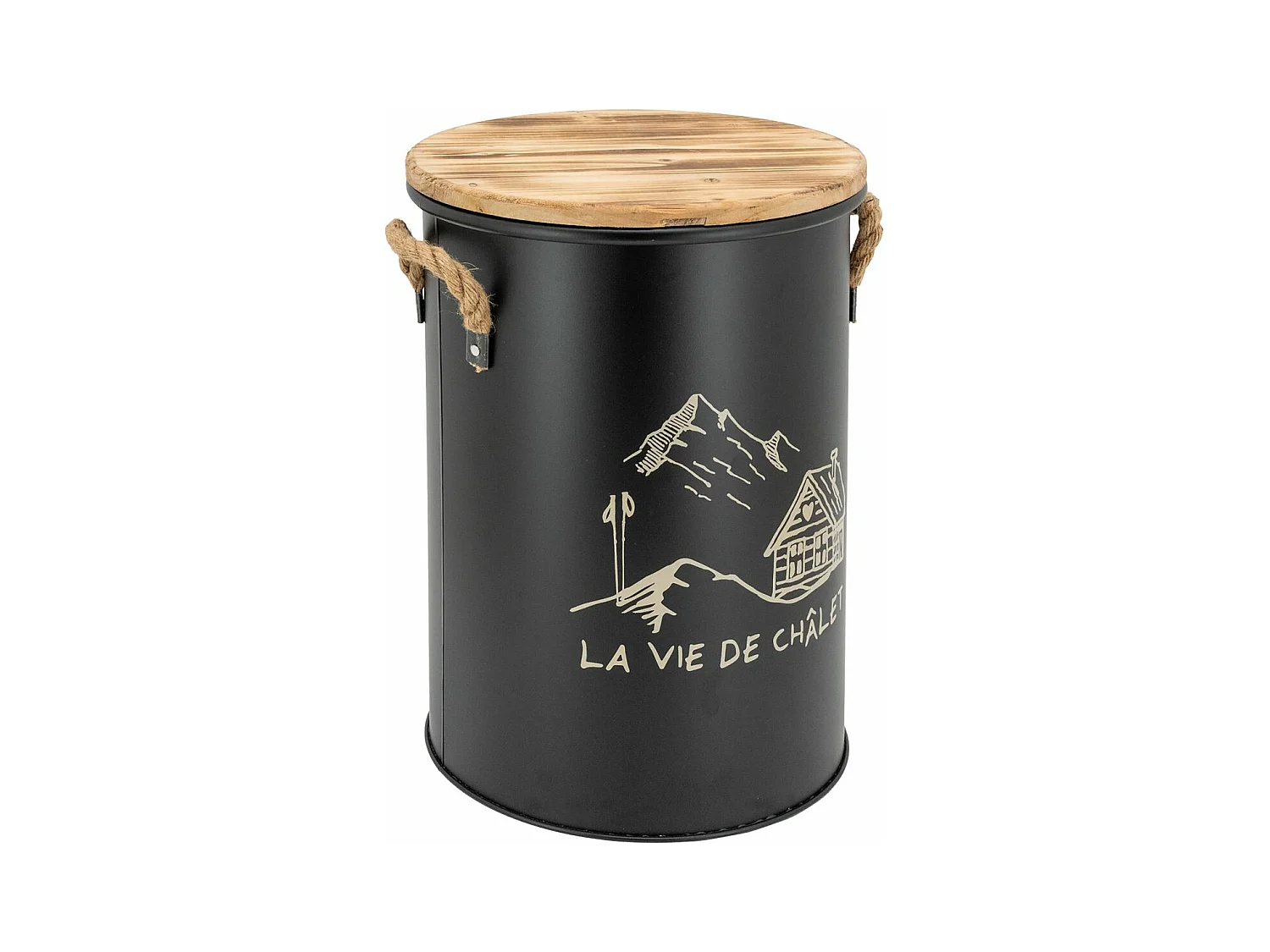 Tabouret et seau à pellets