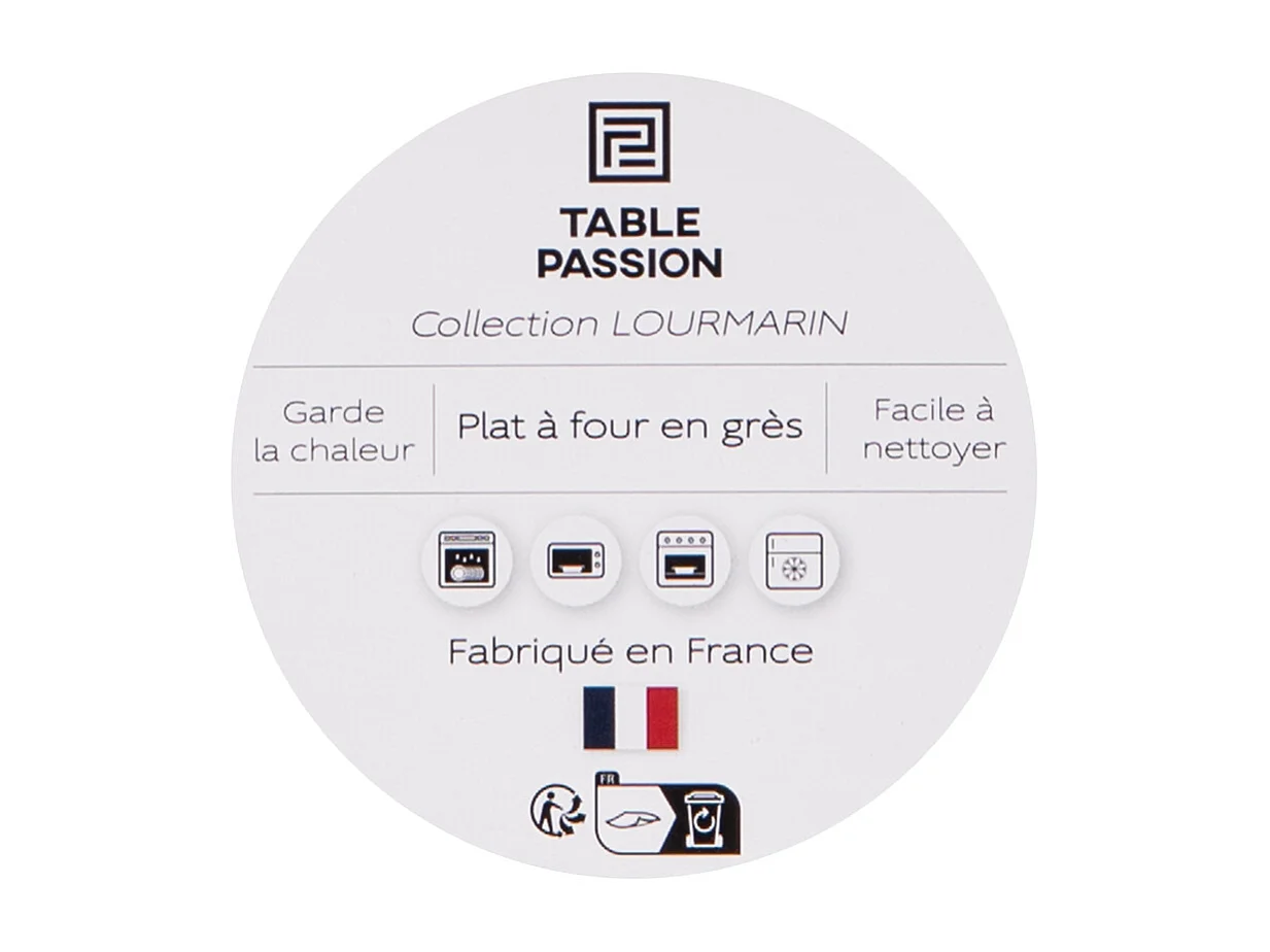 Plat kaki Lourmarin 30x20 cm