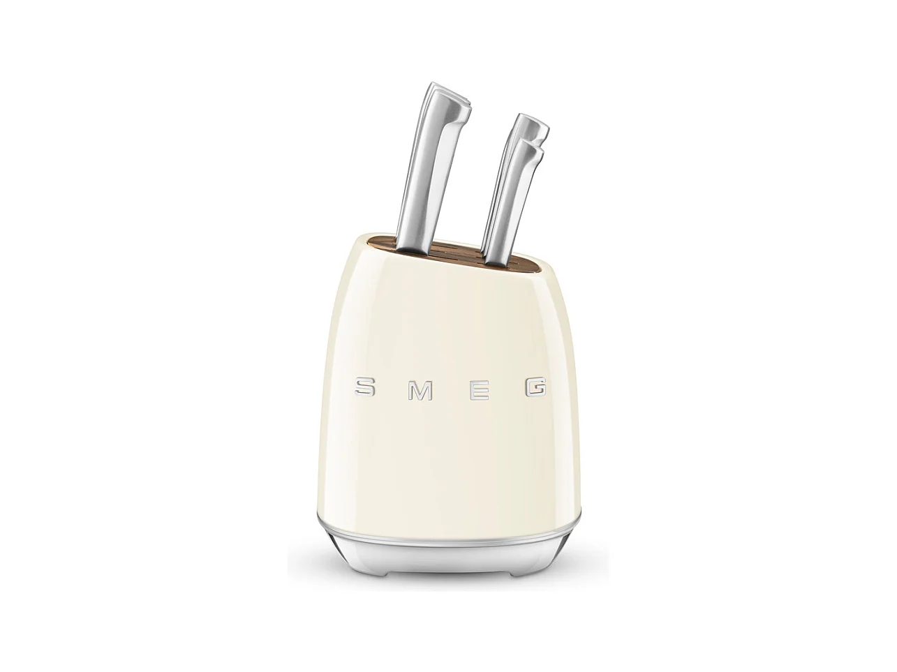 Bloc de 6 couteaux inox Crème