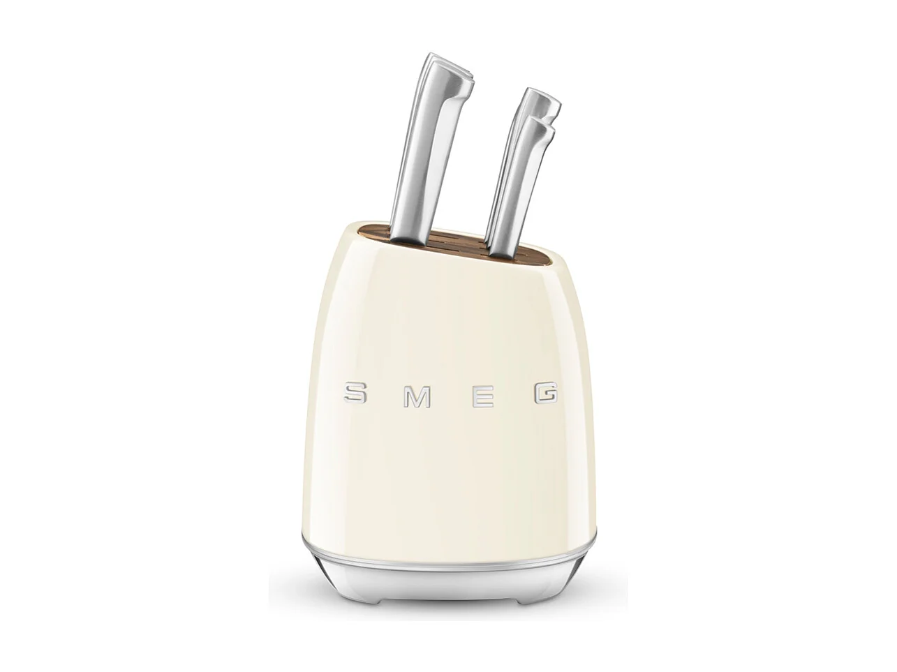 Bloc de 6 couteaux inox Crème