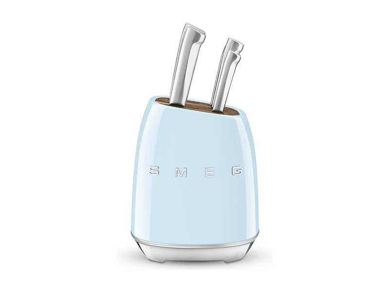 Bloc de 6 couteaux inox Bleu