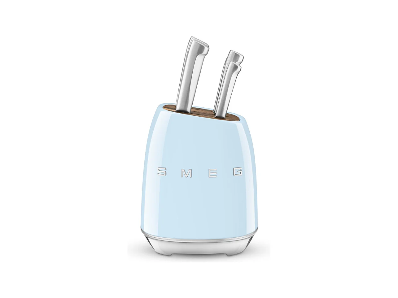 Bloc de 6 couteaux inox Bleu