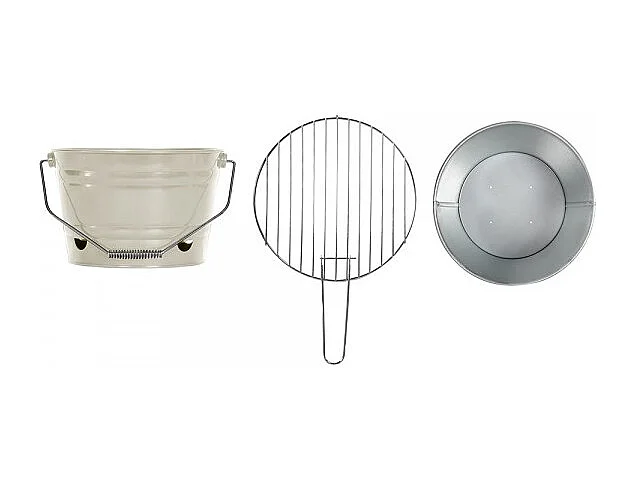 Livoo Barbecue à charbon 27cm crème - DOC327C