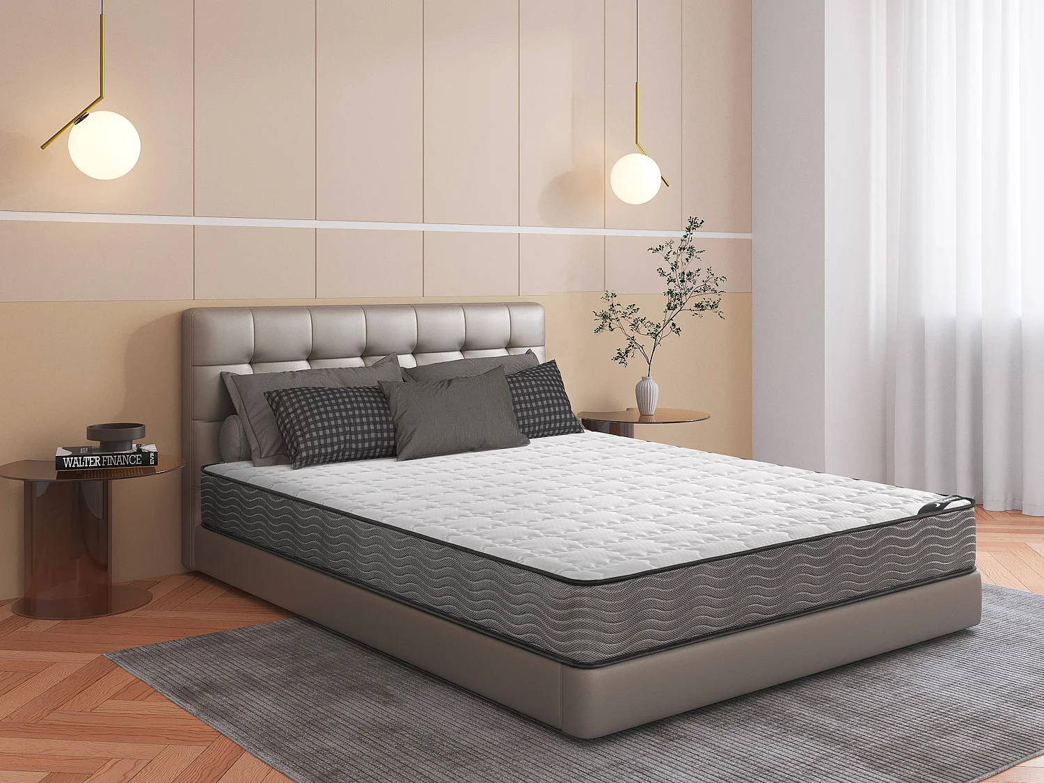 Matelas 140 x 190 cm ressorts ensachés ép.19cm - KIJAL II de YSMÉE