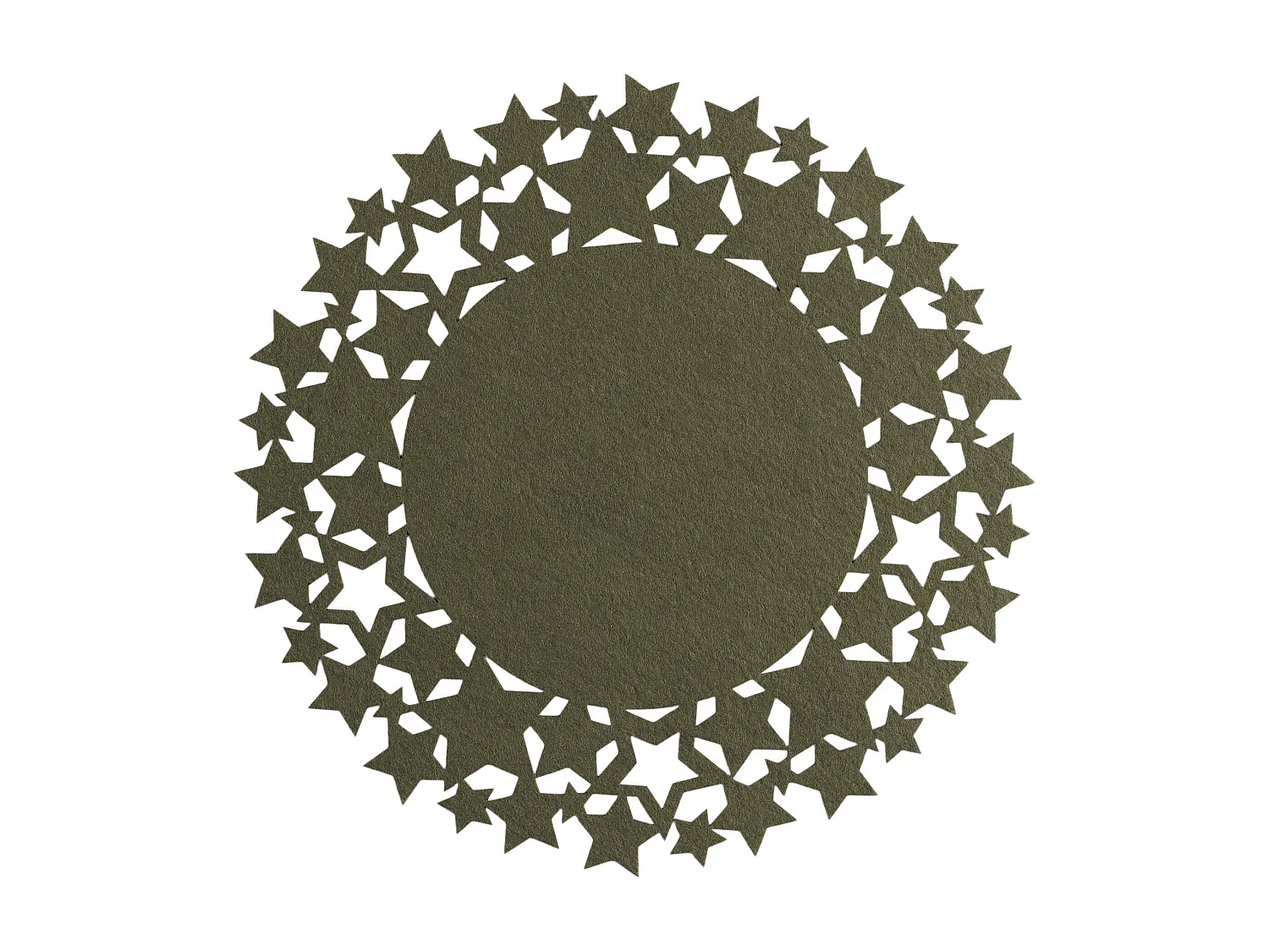 Dekoratives Tischset Stille hellgrün 38 cm