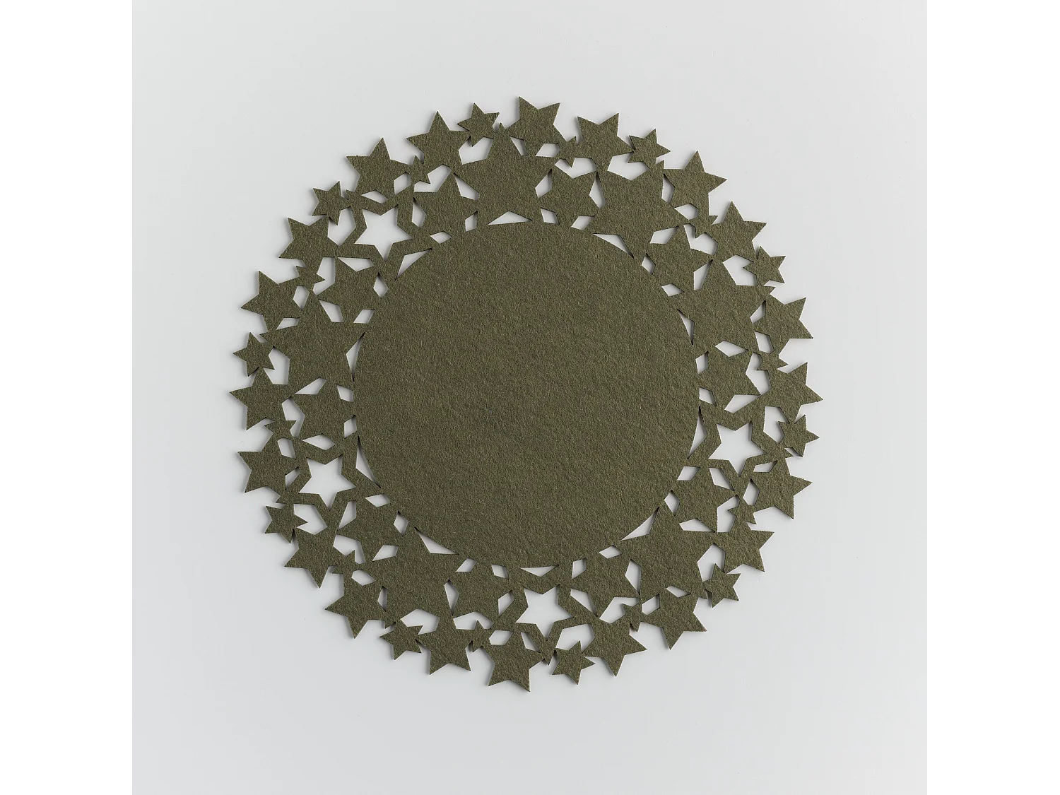 Dekoratives Tischset Stille hellgrün 38 cm