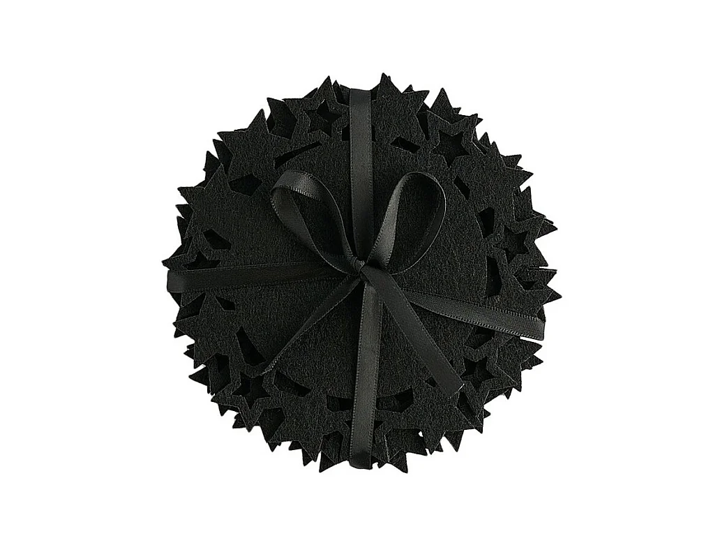 Ensemble De Sous-Verres Pour Tasse Stille 12.3 cm Noir Moyen