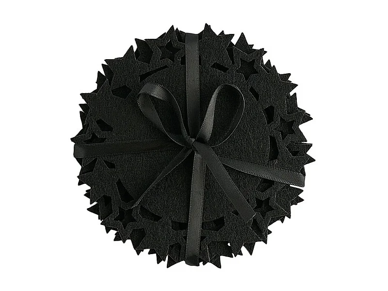 Ensemble De Sous-Verres Pour Tasse Stille 12.3 cm Noir Moyen