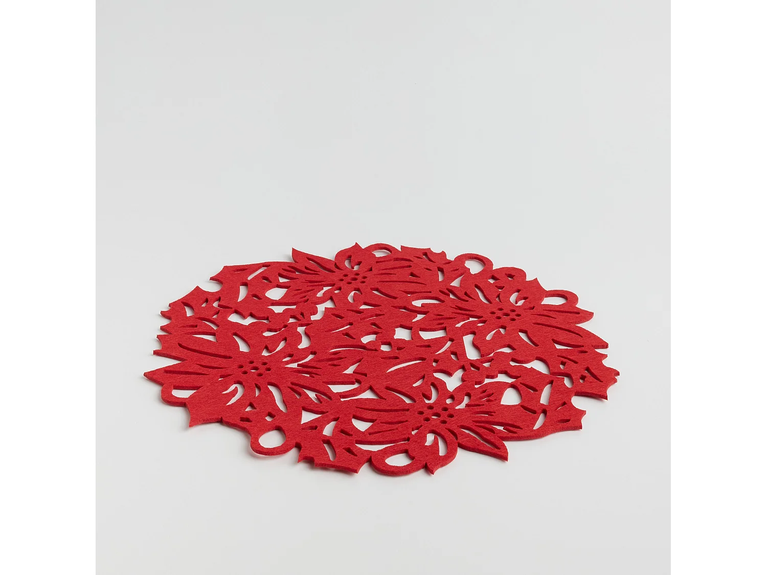 Set de Table Décoratif Carolan Rouge Moyen 38 en Feutre