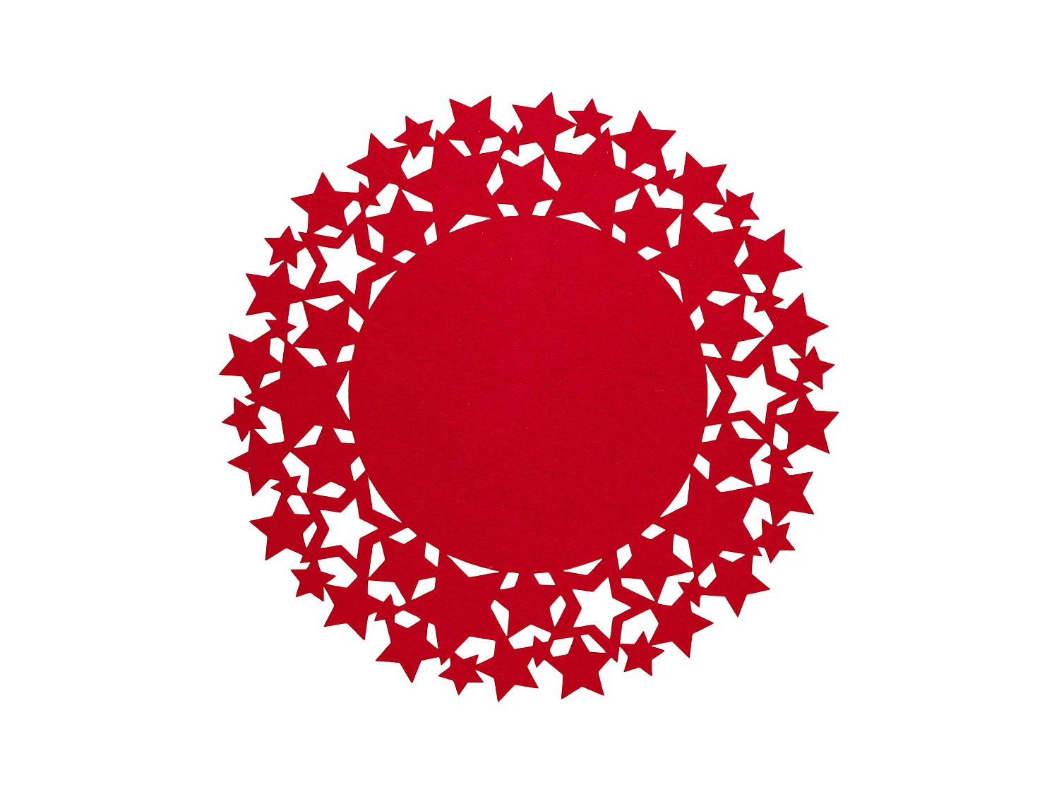 Set de Table Décoratif Stille Rouge Moyen 38 cm
