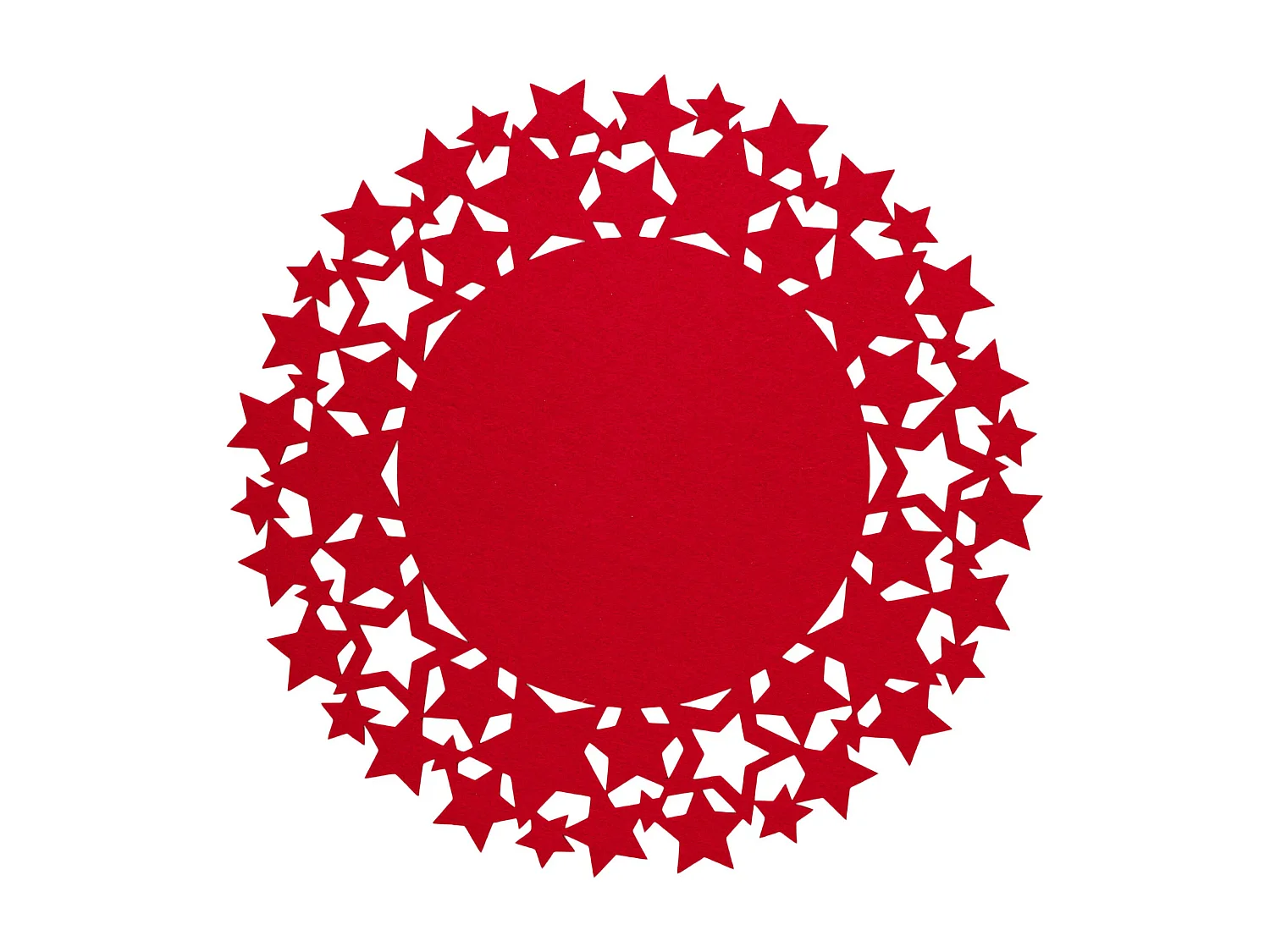 Set de Table Décoratif Stille Rouge Moyen 38 cm