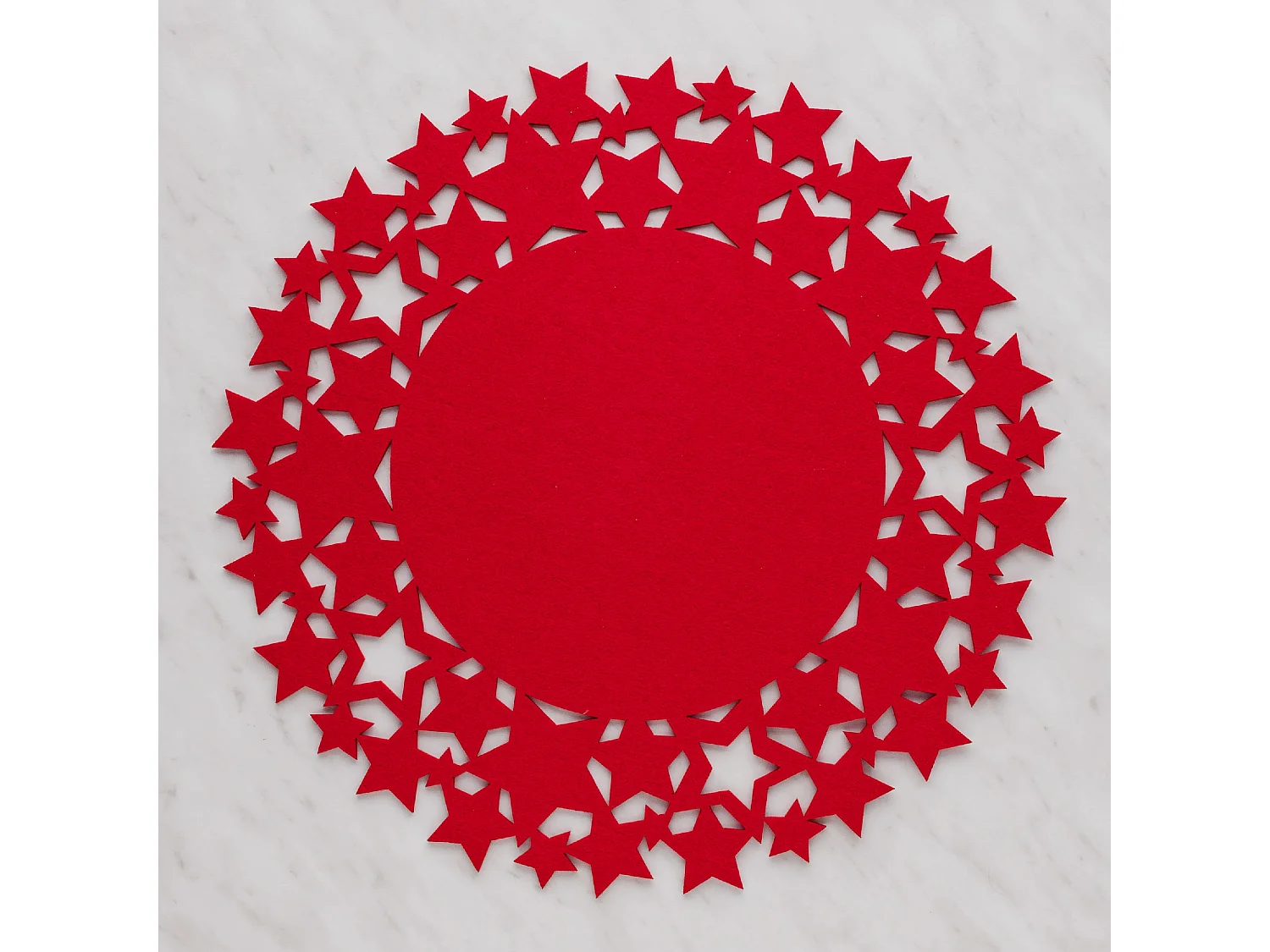 Set de Table Décoratif Stille Rouge Moyen 38 cm