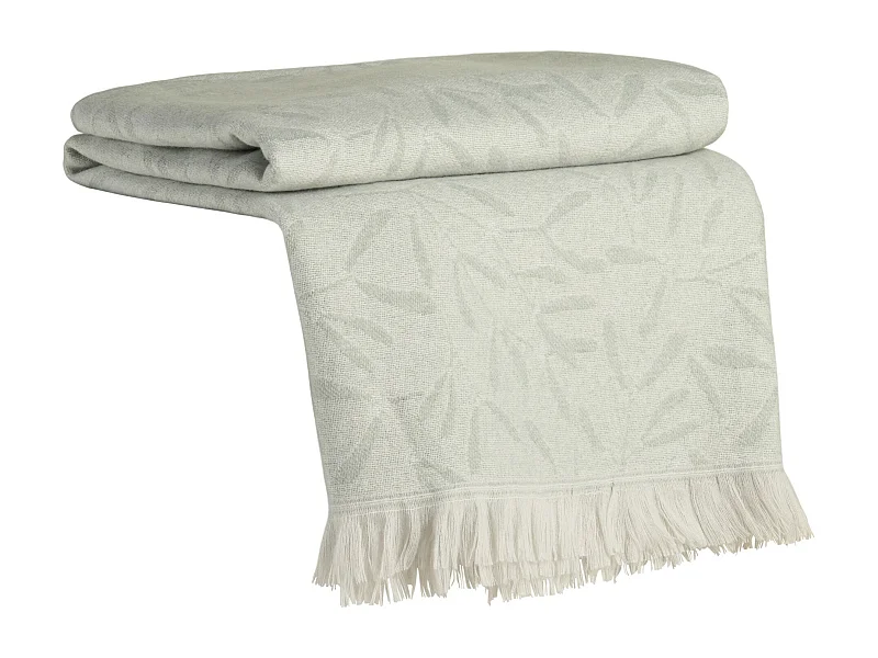 Viskosedecke Imela Mittelgrau 140 x 190