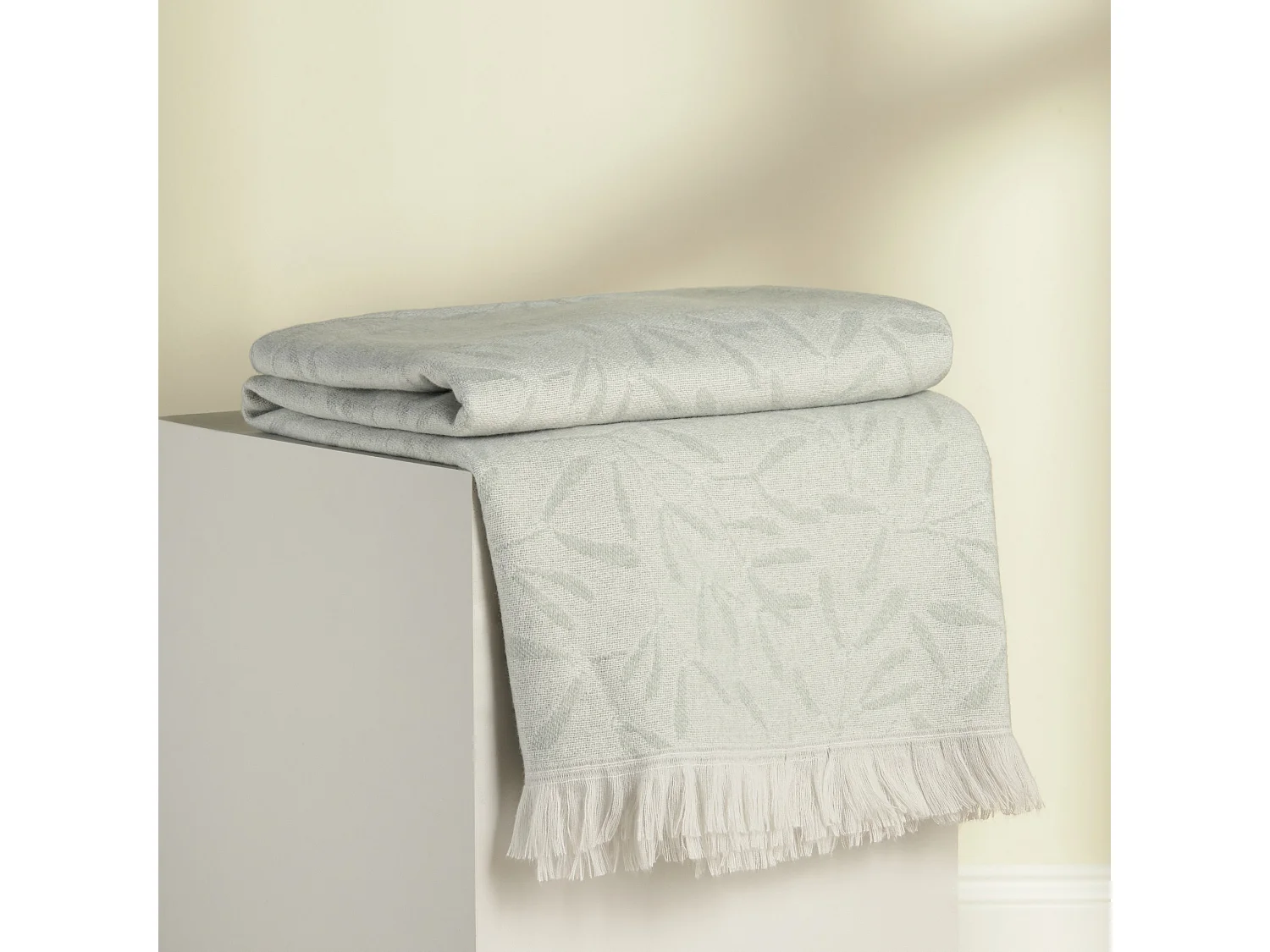 Viskosedecke Imela Mittelgrau 140 x 190
