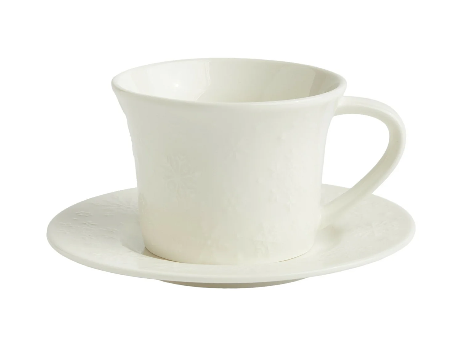 Tasse Mit Untertasse Frosting Mittelweiß 180ml