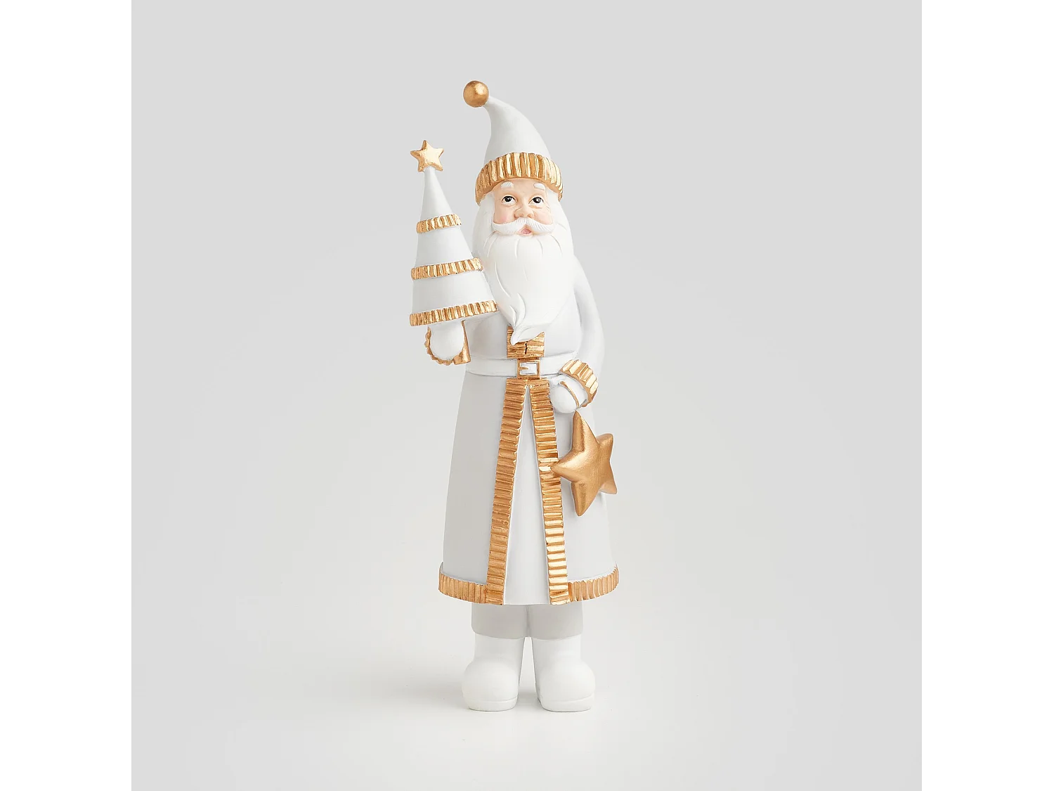 Figurine Mikulas gris clair 38 x 12 x 14