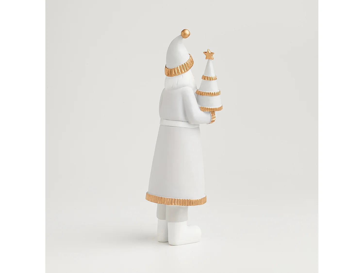 Figurine Mikulas gris clair 38 x 12 x 14